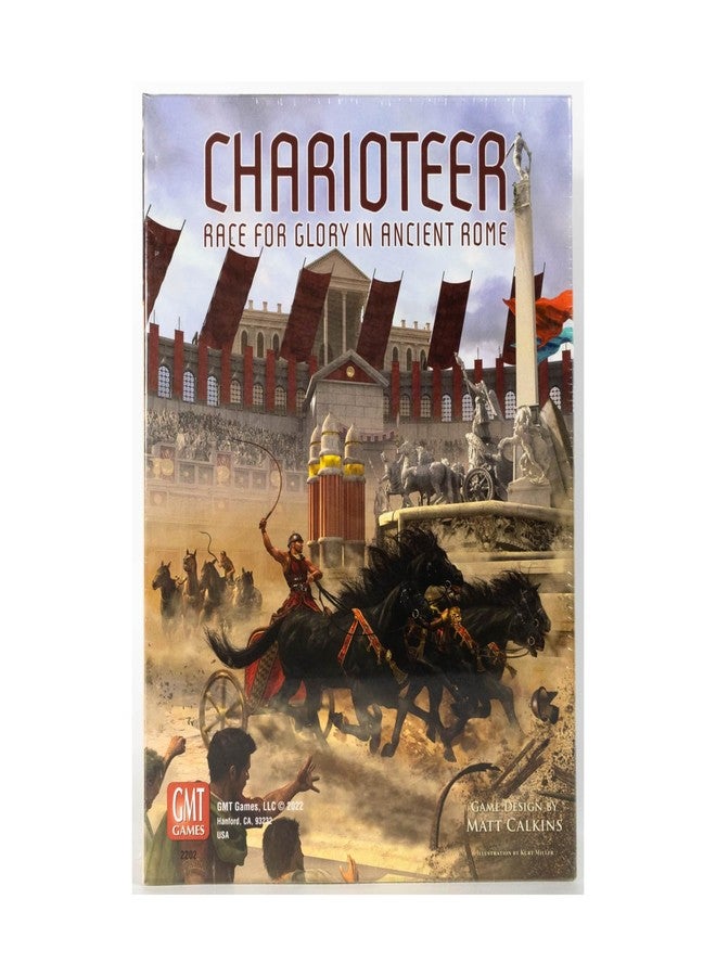 جي أم تي جايمز لعبة GMT Games Charioteer: Race for Glory in Ancient Rome GMT 2202 - Image 1